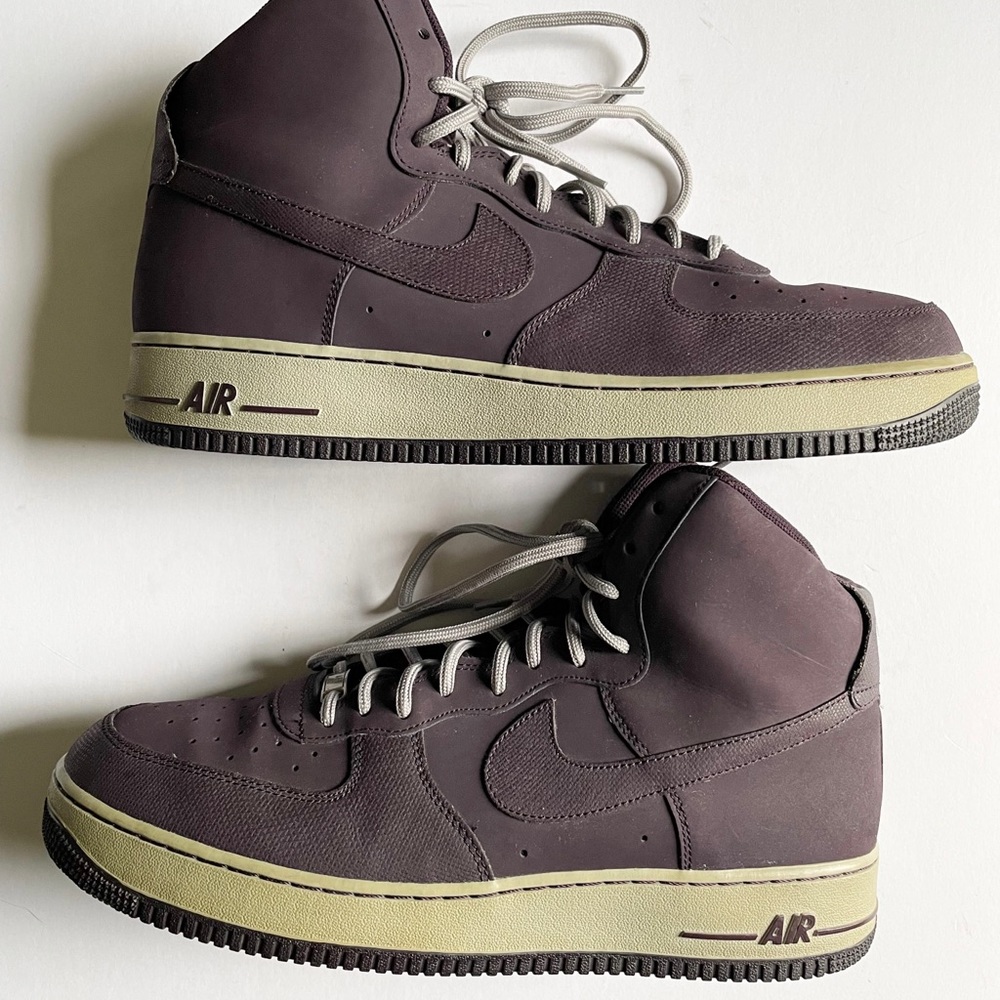 Nike Air Force 1 High 07 Sneakers 315121601 Purple Port Wine Size 13
